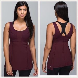 {LULULEMON} Wrapper’s Delight Tank Top in Bordeaux